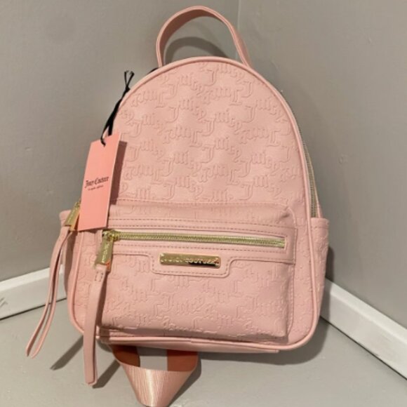 Juicy Couture ピンク マザーズバッグ　美品 Juicy Couture MISS JUICY Weekender Bag With Card Case